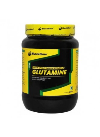 MuscleBlaze Micronized Glutamine, 0.55 lb Unflavoured
